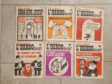 Hara Kiri Hebdo Lot de 6 journaux revue 1969 Cestas bête et méchant charlie Cabu