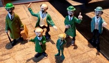 Hergé - Lot figurines 6 variantes  Tournesol -Esso, Bully, Lombard, Moulinsart..