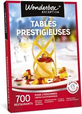 Coffret Wonderbox - Tables prestigieuses