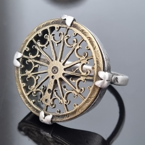Bague ancienne xixè argent - bague,