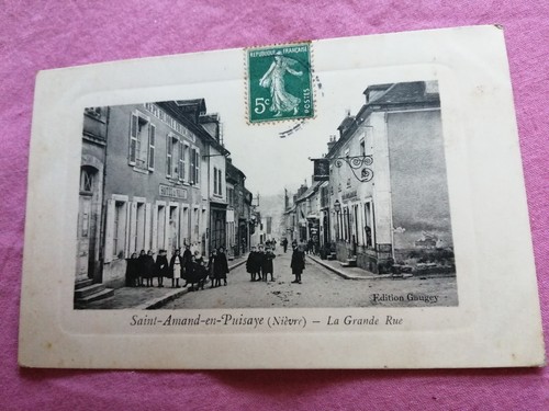 Superbe carte très animée - , de
