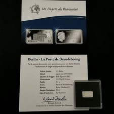 LINGOT 2.5g ARGENT 999‰ BE /