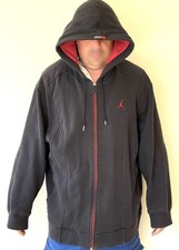 JORDAN: Veste de sport noir à capuche pour Homme - Taille XXL (style basketteur)