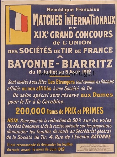 Affiche poster bayonne - affiche,