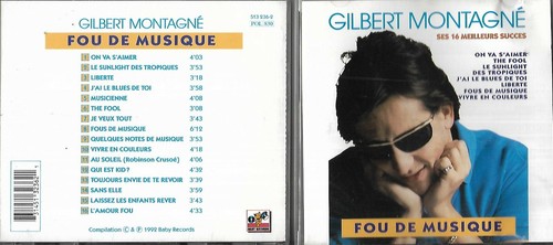Titres gilbert montagne - cd,