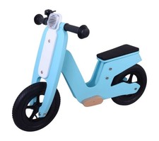Roue bleue bois - roue, pour