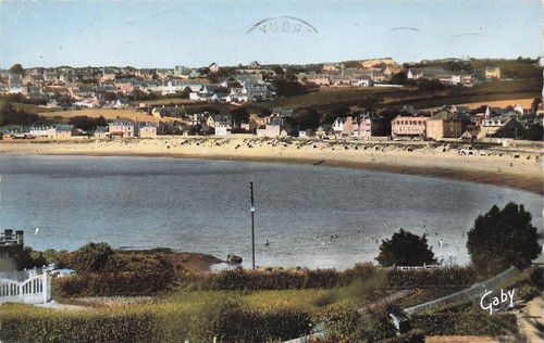 Erquy plage et vue - la,