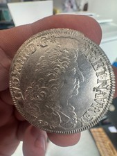 France, Louis XIV, Ecu aux 8