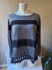 Pull ETAM taille L gris avec