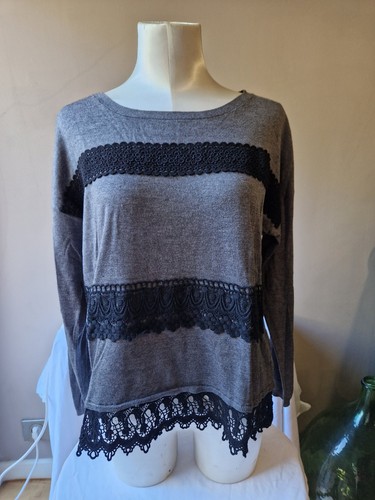 Pull etam taille gris avec - etam,