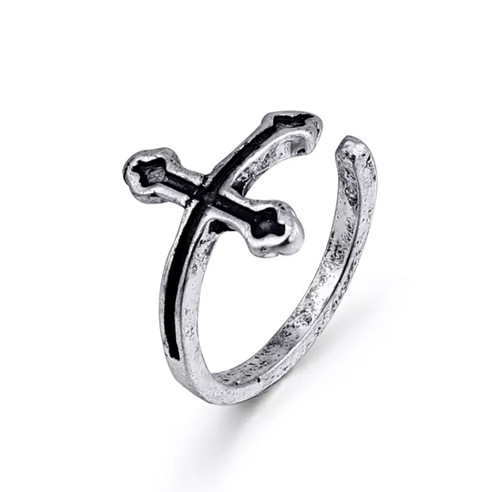 Bague femme homme croix - bague,