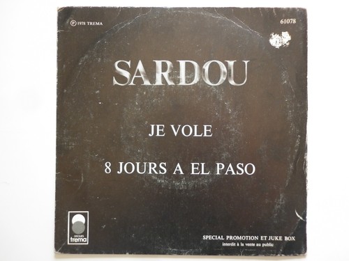 Michel sardou 45tours - 45tours, sp