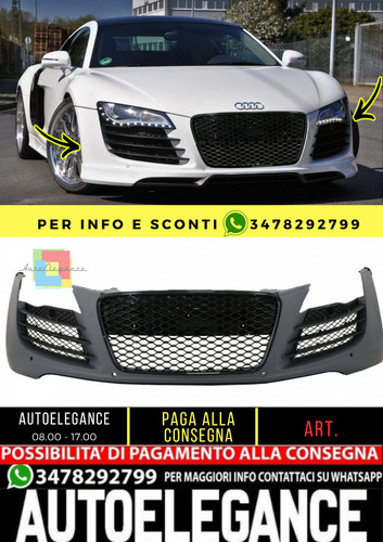 Pare chocs avant noir audi - pare-chocs,