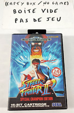 Sega Mega Drive Boite vide Street Fighter II Special Champion Edition PAS DE JEU