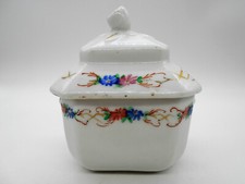 TRES BEAU SUCRIER DECOR FLORAL