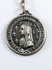 PORTE-CLES - ANNE DUCHESSE de BRETAGNE 1960s - P. RIVET Nantes Garage - Métal