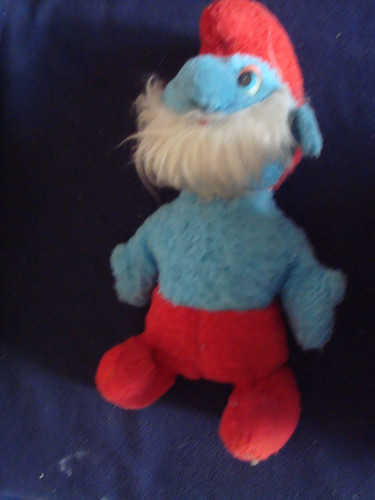 Peluche grand schtroumpf - grand,