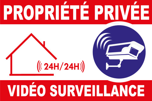Panneau signaletique propriete - panneau,
