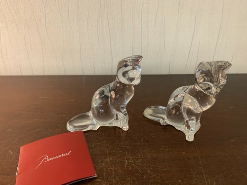 Chats cristal de baccarat - chats,