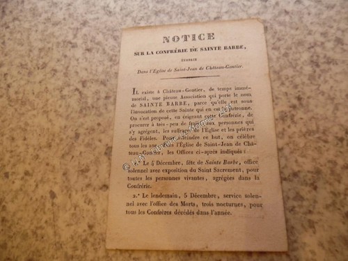 1832 notice sur confrérie - confrérie, de