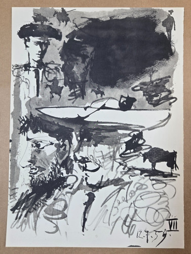 Lithographie noir blanc - noir,