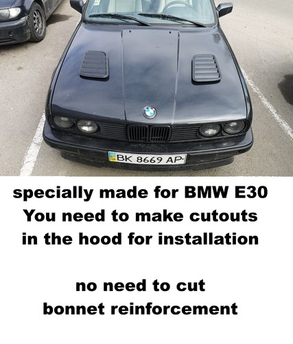 Capot ventilé bmw e30 - e30,
