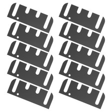  Lot de 10 plaques de réparation pour charnières : cales de charnière de porte –