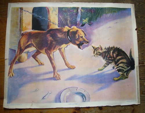 Ancien tableau affiche - ancien,