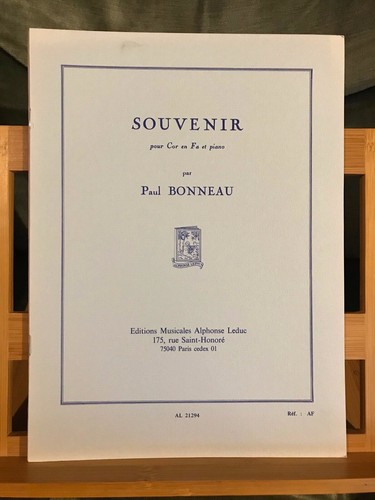 Paul bonneau souvenir pour - paul, cor