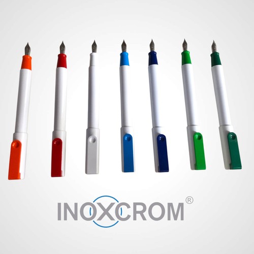 Stylo plume inoxcrom lot - stylo,