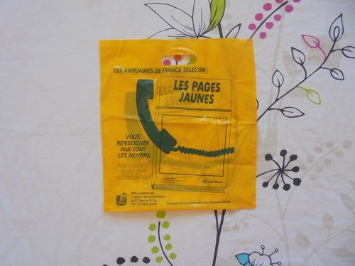 Collector ancien sac plastique - ancien,