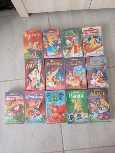 Lot vhs cassette dessins - lot,