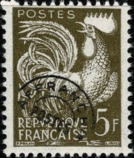 FRANCE 1953/59 COQ GAULOIS