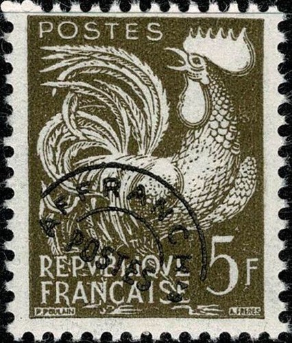 France 1953 coq gaulois - france,