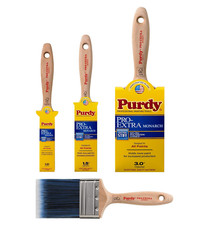 Purdy Pro Extra Monarch Rigide Poil Synthétique Pinceaux Peinture 2.5cm, 3.8cm,