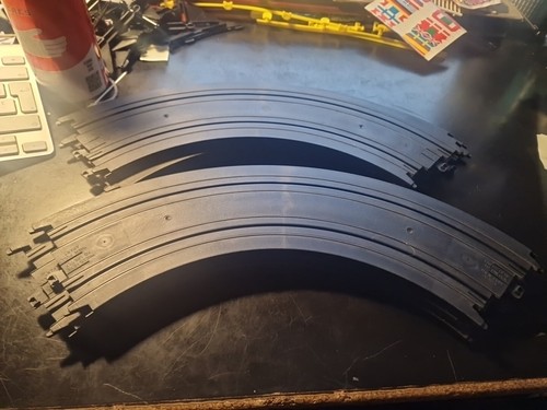 Lot rails courbes tyco b - courbes,