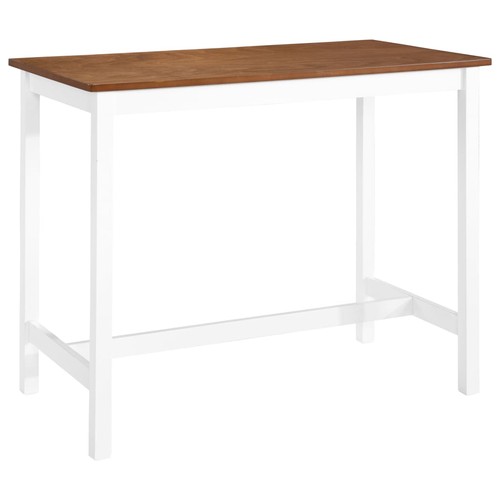 Bois massif table bar - bois,