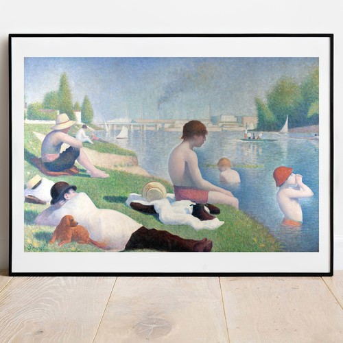 Art imprimé seurat nageurs - seurat,