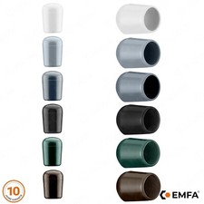 Bouchons Enveloppant pour Tube Rond Capuchons Ronds de Meubles Embout Chapeau