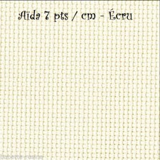 TOILE AÏDA 7pts/cm - coloris