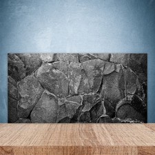 Crédence de cuisine en verre Panneau Paroi 100x50 Nature Pierres Roches