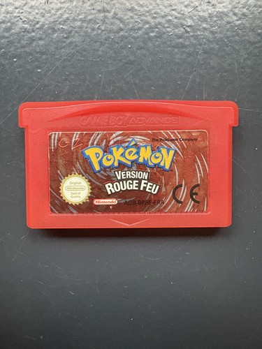 Jeu gba pokémon version rouge - gba,