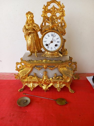 Ancienne pendule régule - pendule, en