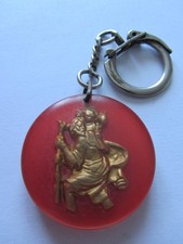 Porte clef inclusion "A la bonne auberge - Bellignat 01" st Christophe, 1960's