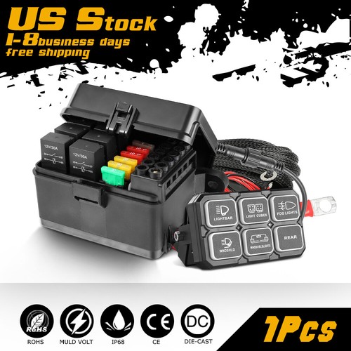 Gang switch panel relay - panel,