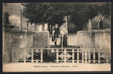 Cpa veretz fontaine de - cpa,