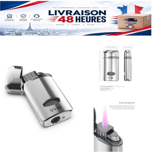 Briquet tempête gaz - briquet, à