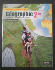 Manuel scolaire GEOGRAPHIE 2nde - Sociétés et développement durable