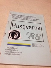 Husqvarna 400 Cross 1988 Manuel propriétaire owner's manual handbook