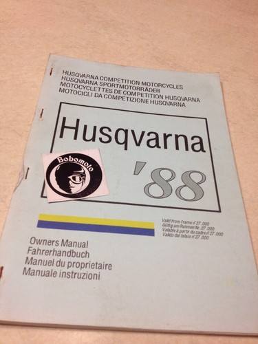 Husqvarna 400 cross - husqvarna, 1988